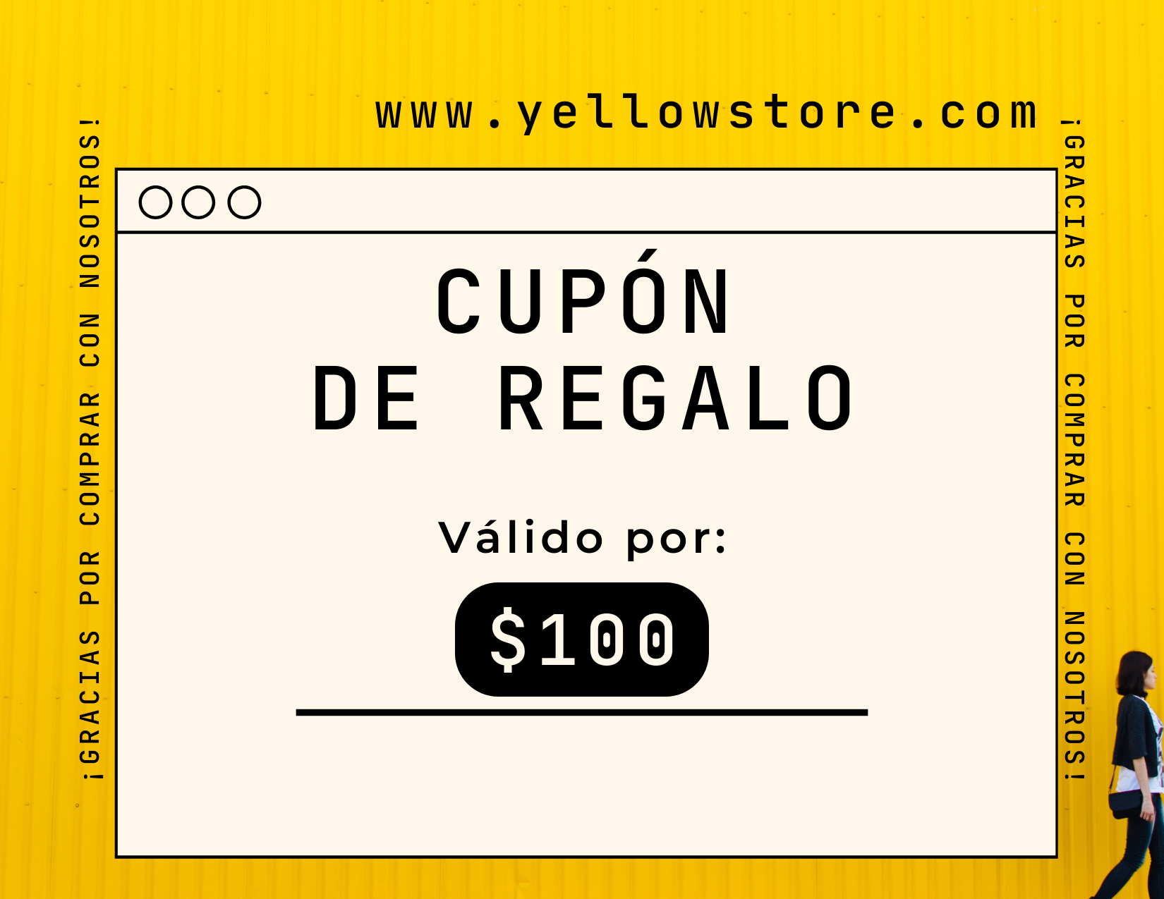 Cupón de Regalo YELLOW