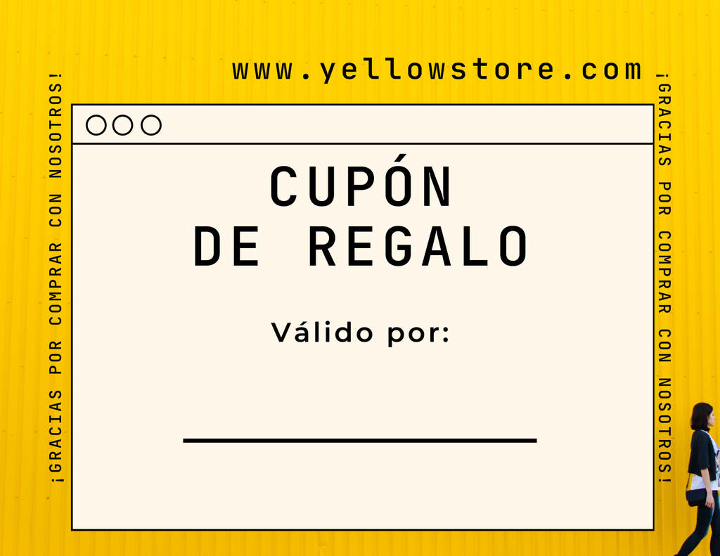 Cupón de Regalo YELLOW